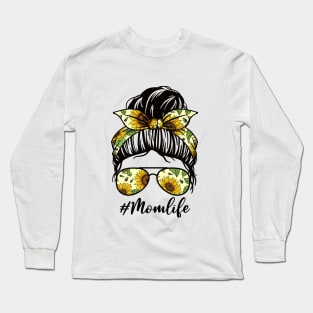 Mom Life Sunflower with Sunglasses  T-shirt Mug Coffee Mug Apparel Hoodie Sticker Gift Long Sleeve T-Shirt